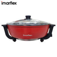 IMARFLEX หม้อชาบู 2 น้ำ ความจุ 4 ลิตร รุ่น EP-730 รับประกันสินค้า 1 ปี
