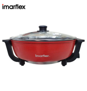 IMARFLEX หม้อชาบู 2 น้ำ ความจุ 4 ลิตร รุ่น EP-730 รับประกันสินค้า 1 ปี
