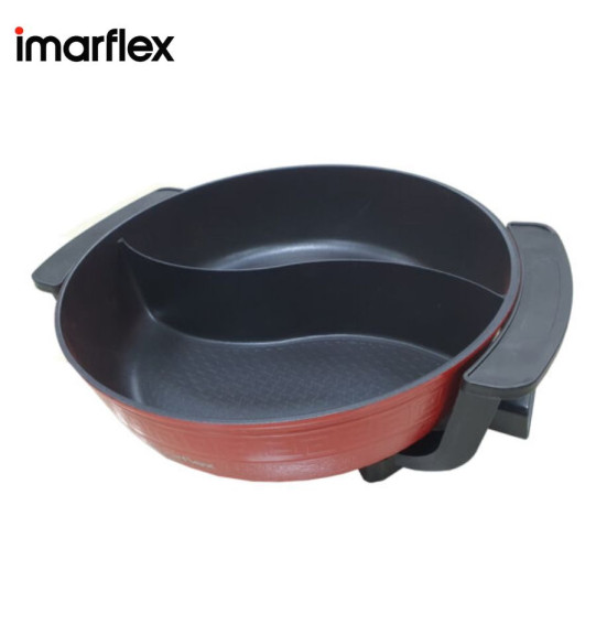 IMARFLEX หม้อชาบู 2 น้ำ ความจุ 4 ลิตร รุ่น EP-730 รับประกันสินค้า 1 ปี IMARFLEX หม้อชาบู 2 น้ำ ความจุ 4 ลิตร รุ่น EP-730 รับประกันสินค้า 1 ปี