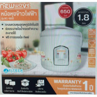 NEWWAVE หม้อหุงข้าวไฟฟ้า ขนาด 1.8 ลิตร - RC-1802 มีบริการเก็บเงินปลายทาง ,จัดส่งรวดเร็ว