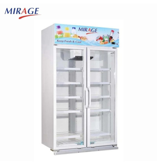 MIRAGE ตู้แช่กระจก 2 ประตู ตู้แช่ มิราจ ขนาด 27 คิว รุ่น BC-745D ระบบ NO-FROST ไม่มีน้ำแข็งเกาะ รับประกัน 5 ปี จัดส่งทั่วไทย เก็บเงินปลายทาง ไฮเทคเซ็นเตอร์สกลนคร