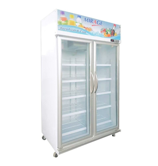 MIRAGE ตู้แช่กระจก 2 ประตู ตู้แช่ มิราจ ขนาด 36 คิว รุ่น BC-755B ระบบ NO-FROST ไม่มีน้ำแข็งเกาะ รับประกัน 5 ปี จัดส่งทั่วไทย เก็บเงินปลายทาง ไฮเทคเซ็นเตอร์สกลนคร