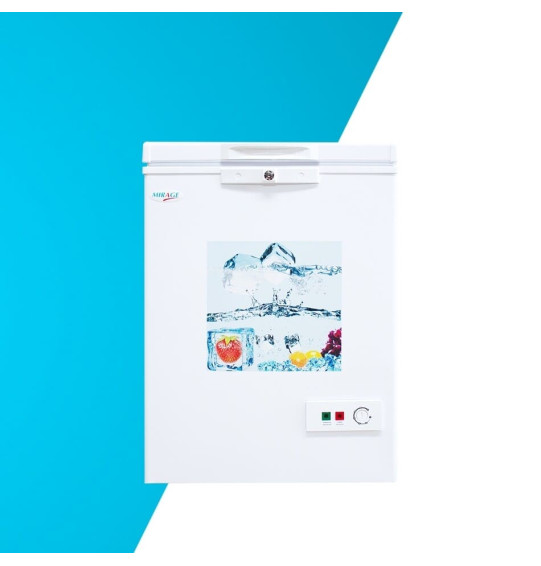 MIRAGE ตู้แช่แข็ง ตู้แช่ฝาทึบ ผ่อนตู้แช่ Freezer ตู้แช่ มิราจ  4.2 คิว 120 ลิตร รุ่น EC-120 ราคาถูก รับประกัน 5 ปี จัดส่งทั่วไทย เก็บเงินปลายทาง ไฮเทคเซ็นเตอร์