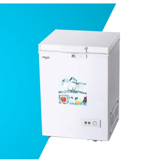 MIRAGE ตู้แช่แข็ง ตู้แช่ฝาทึบ ผ่อนตู้แช่ Freezer ตู้แช่ มิราจ  4.2 คิว 120 ลิตร รุ่น EC-120 ราคาถูก รับประกัน 5 ปี จัดส่งทั่วไทย เก็บเงินปลายทาง ไฮเทคเซ็นเตอร์