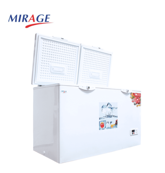 MIRAGE ตู้แช่แข็ง ตู้แช่ฝาทึบ2ฝา ผ่อนตู้แช่ Freezer ตู้แช่ มิราจ 15 คิว 423 ลิตร รุ่น EC-423 ราคาถูก รับประกัน 5 ปี จัดส่งทั่วไทย เก็บเงินปลายทาง ไฮเทคเซ็นเตอร์