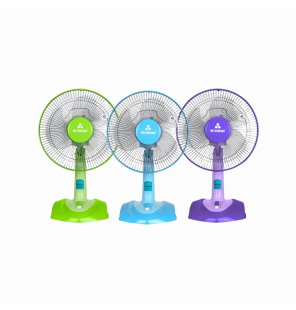 Mitsumaru tabletop fan AP-TF12 floor fan small fan 12 inch new fan with 3 colors blue purple green cheap 1 year warranty delivery in Thailand collect money to the destination