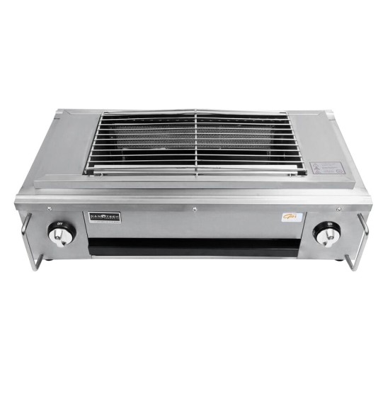 NANOTECH เตาปิ้งย่าง อินฟาเรด 2 หัว เตาปิ้งย่างแบบใช้แก๊ส นาโนเทค 67 ซ.ม รุ่น NT-05(มีพัดลมกระจายความร้อน) ราคาถูก จัดส่งทั่วไทย เก็บเงินปลายทาง