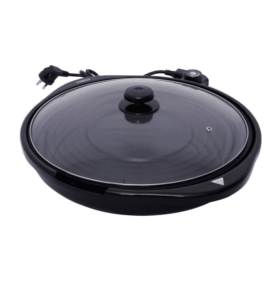 OTTO สุกี้-บาร์บีคิว รุ่น PG-155  ความจุ 2 ลิตร กำลังไฟฟ้า 1,400 วัตต์ ปรับความร้อนได้ 5 ระดับ กระทะเคลือบสาร O-FLON  ตัวหม้อทำด้วยสเตนเลส