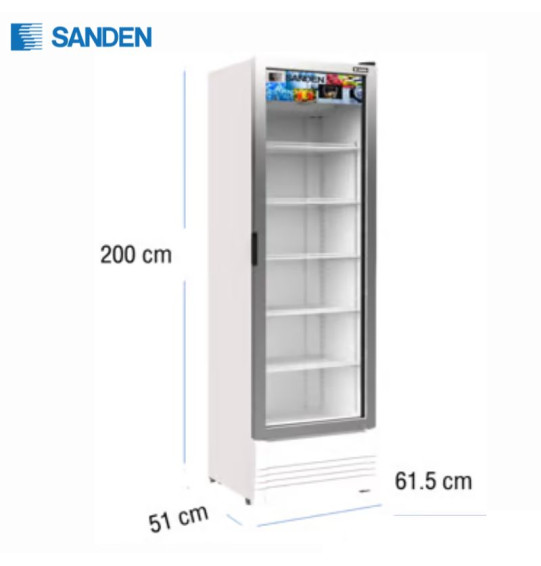 SANDEN ตู้แช่กระจก 1 ประตู ตู้แช่ ซันเด็น ขนาด 12.9 คิว รุ่น SPB-0500 ระบบ อินเวอร์เตอร์ NO-FROST ไม่มีน้ำแข็งเกาะ รับประกัน 5 ปี จัดส่งทั่วไทย เก็บเงินปลายทาง ไฮเทคเซ็นเตอร์สกลนคร