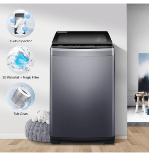 SHARP เครื่องซักผ้าฝาบน เครื่องซักผ้า ชาร์ป 14 กิโลกรัม รุ่น ES-W14N-GY ราคาถูก รับประกันศูนย์ 10 ปี จัดส่งทั่วไทย เก็บเงินปลายทาง ไฮเทคเซ็นเตอร์สกลนคร