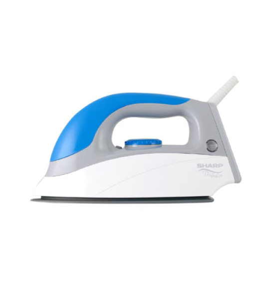 SHARP เตารีดแห้ง รุ่น AM-575T กำลังไฟ 1000W ผิวหน้าเคลือบสารกันติด รีดลื่น เตารีดราคาถูก รับประกัน 2 ปี SHARP เตารีดแห้ง รุ่น AM-575T กำลังไฟ 1000W ผิวหน้าเคลือบสารกันติด รีดลื่น เตารีดราคาถูก รับประกัน 2 ปี