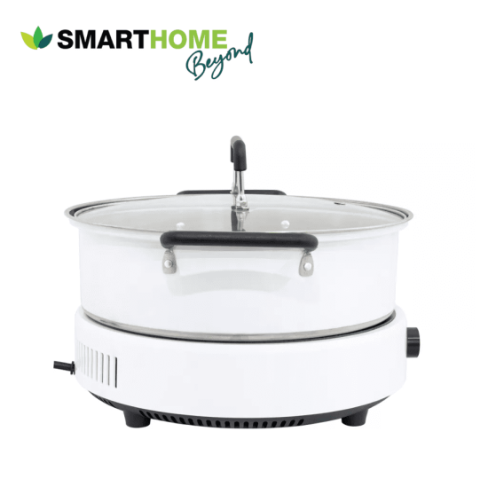 SMARTHOME เตาแม่เหล็กไฟฟ้า เตาแม่เหล็กพร้อมหม้อชาบูฝาแก้ว สมาร์ทโฮม รุ่น IN-1400 รับประกัน 3 ปี จัดส่งทั่วไทย เก็บเงินปลายทาง ไฮเทคเซ็นเตอร์