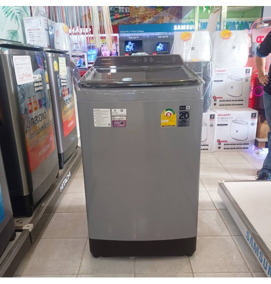 SAMSUNG Top Load Washing Machine 15 kg with Ecobubble ,Inverter Model WA15CG5441BYST 20 Years Motor Warranty by Service Center