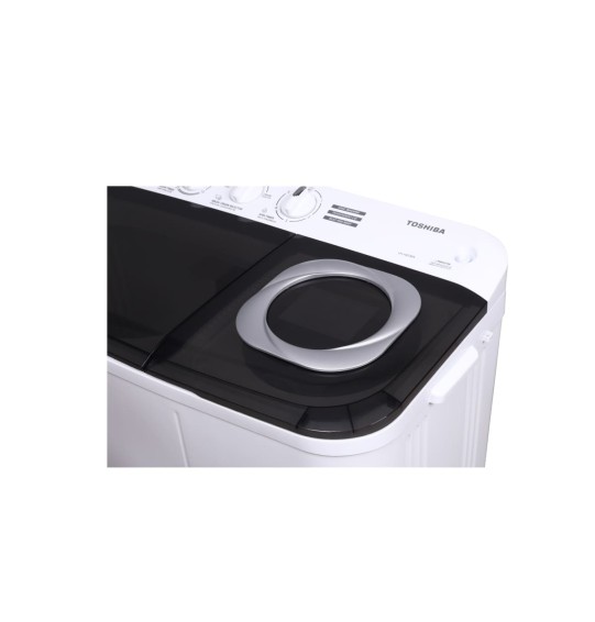 TOSHIBA เครื่องซักผ้า2ถัง เครื่องซักผ้าถังคู่ เครื่องซักผ้าโตชิบา เครื่องซักผ้า7.5 กิโลกรัม รุ่นใหม่ VH-H85MT ราคาถูก รับประกันศูนย์ 5 ปี จัดส่งทั่วไทย เก็บเงินปลายทาง