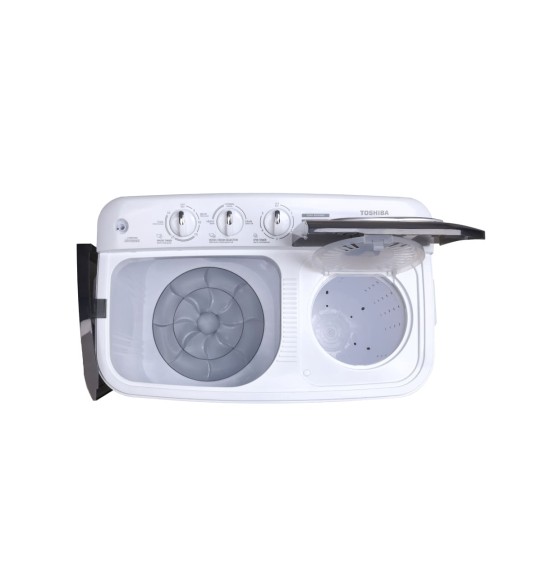 TOSHIBA เครื่องซักผ้า2ถัง เครื่องซักผ้าถังคู่ เครื่องซักผ้าโตชิบา เครื่องซักผ้า7.5 กิโลกรัม รุ่นใหม่ VH-H85MT ราคาถูก รับประกันศูนย์ 5 ปี จัดส่งทั่วไทย เก็บเงินปลายทาง