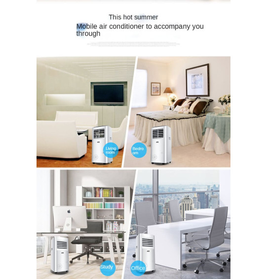 XIAOAI KY-23 แอร์เคลื่อนที่ ขนาด 9000 บีทียู รุ่น ZG-9652 รับประกันสินค้า 1 ปี  จัดส่งทั่วไทย เก็บเงินปลายทาง ไฮเทคเซ็นเตอร์